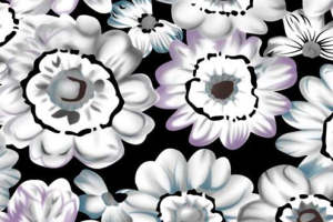 时尚花卉面料印花素材 简约现代服装印花设计