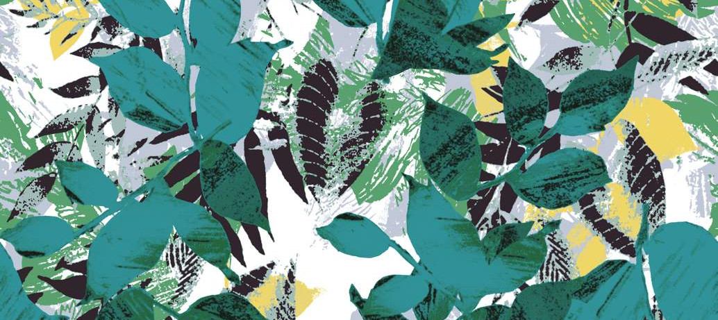 热带风情面料印花设计 时尚服装印花素材推荐