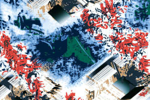 时尚抽象风面料印花素材 创意服装印花设计灵感