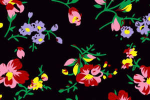 复古花卉面料印花素材 时尚服装印花设计灵感