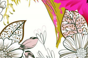 清新花卉服装印花素材 时尚面料印花设计灵感