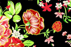 复古花卉面料印花素材 高端服装印花设计首选