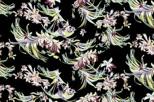 复古花卉面料印花设计，时尚服装印花素材推荐