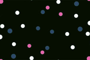 时尚波点与羽毛纹理的面料印花设计素材