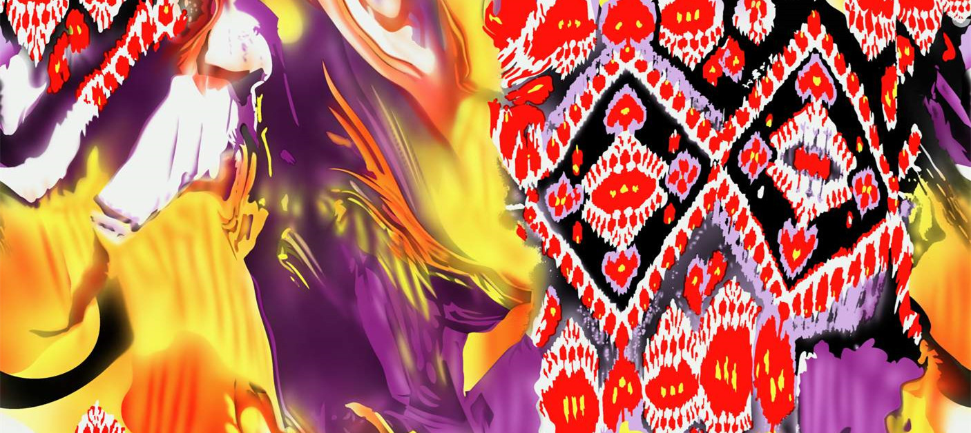 绚丽民族风面料印花素材,打造时尚服装印花设计