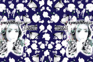 暗黑哥特风花卉蝴蝶面料印花素材 时尚服装印花设计