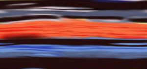 流动橙蓝渐变面料印花素材 时尚服装印花设计灵感