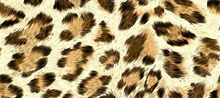野性豹纹面料印花素材 时尚服装印花设计灵感