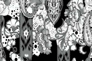 复古花卉与佩斯利纹样 高端面料印花设计素材