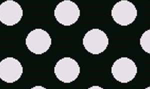 经典黑白波点面料印花素材，适用于时尚服装印花设计