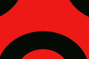 红黑撞色圆点面料印花素材 时尚服装印花设计