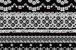 经典黑白几何花纹 时尚面料印花素材 适用于服装印花设计