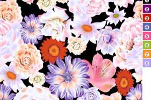 浪漫花卉面料印花素材 服装印花设计灵感