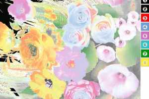 水彩花卉面料印花 时尚服装印花素材推荐